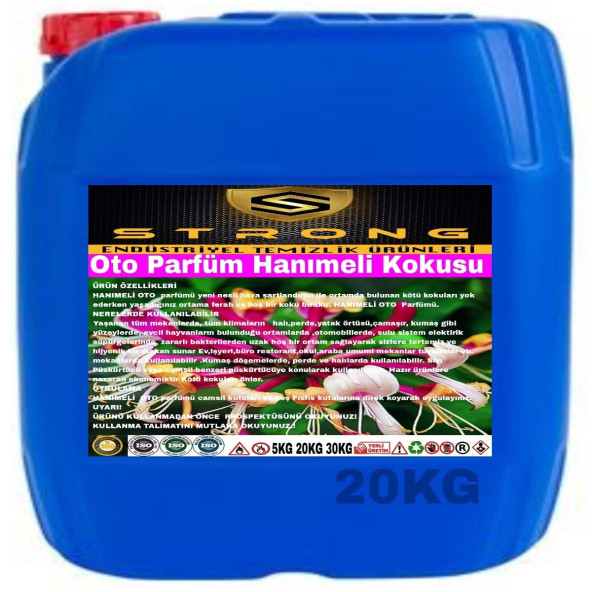STRONG OTO PARFÜM HANIMELİ 20KG ürün görseli 1