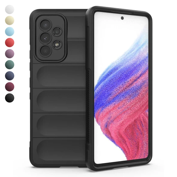 Samsung Galaxy A73 5G Kılıf Optimum Lens Çerçeveli Silikon Kapak ürün görseli 1