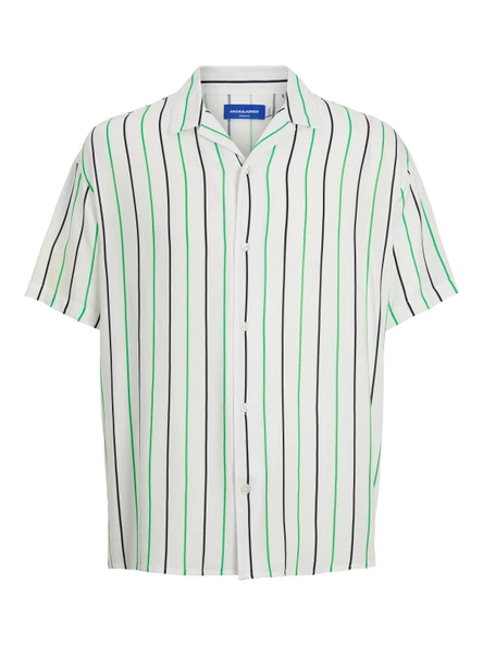 JACK JONES Erkek Kısa Kollu Desenli Gömlek 12233537 ürün görseli 1