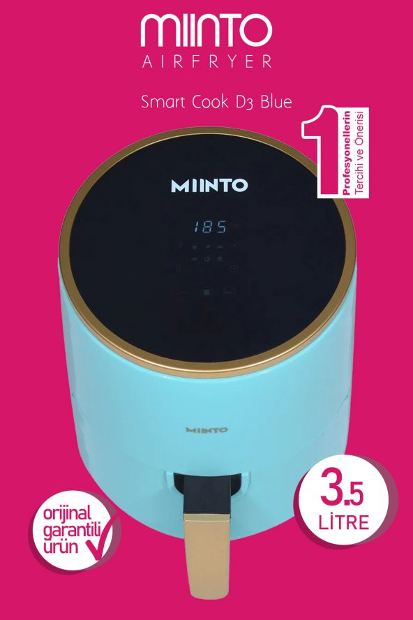 AIRFRYER 3.5lt  Smart Cook D3 Blue ürün görseli 1