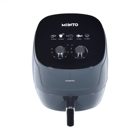 AIRFRYER 5.5lt  Master Cook M5 Grey - Resim 2