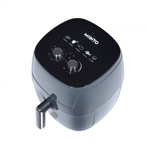 AIRFRYER 5.5lt  Master Cook M5 Grey - Resim 3