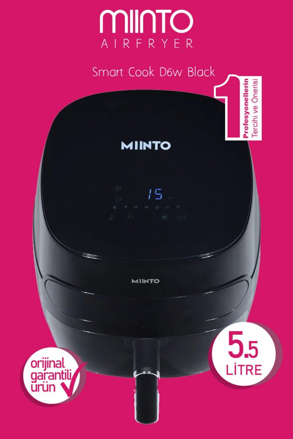 AIRFRYER 5.5lt  Smart Cook D6w - Resim 3