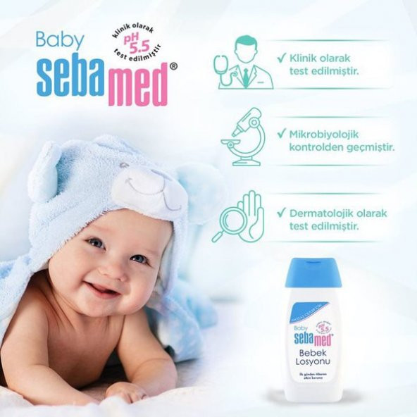 Sebamed Bebek Vücut Losyonu 200 ml 3 Adet - Resim 5