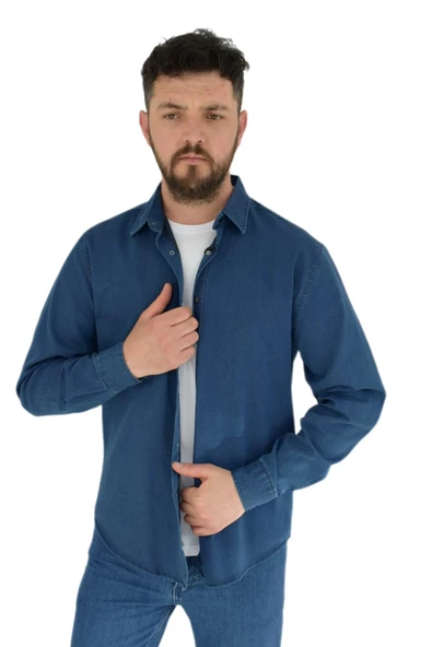 Erkek Spor Gömlek Silim Fit 9959 BGL-ST02719 ürün görseli 1
