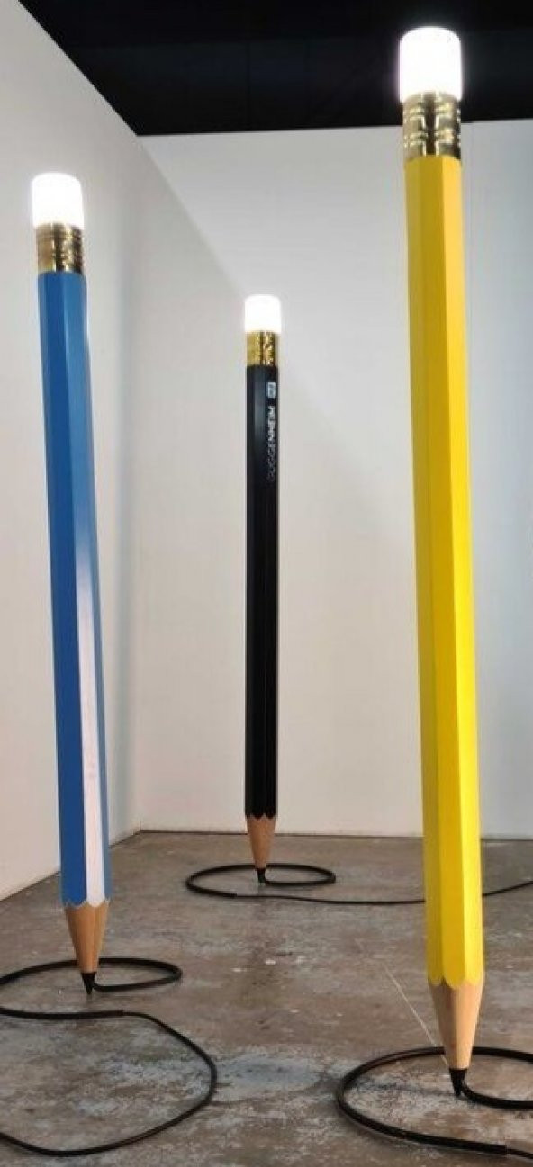 Dekoratif Ahşap Kalem Lambader RafNo440 - Resim 3
