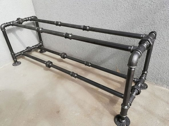 Dekoratif Borudan Ayakkabılık 125 cm RafNo521 ürün görseli 1
