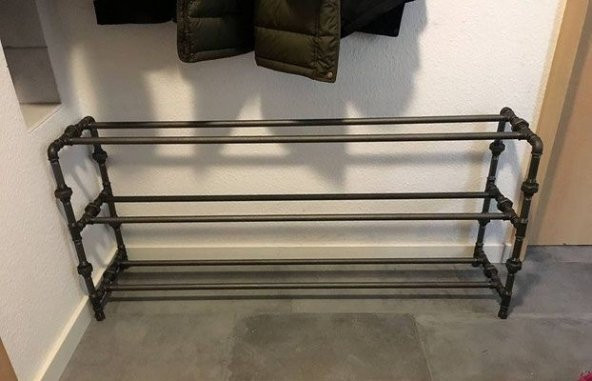 Dekoratif Borudan Ayakkabılık 100 cm RafNo527 ürün görseli 1