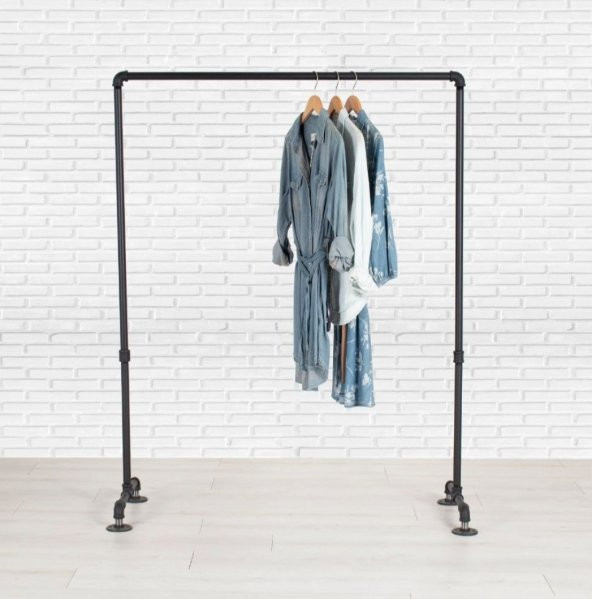 Dekoratif Borudan Askılık 100 cm RafNo568 - Resim 2