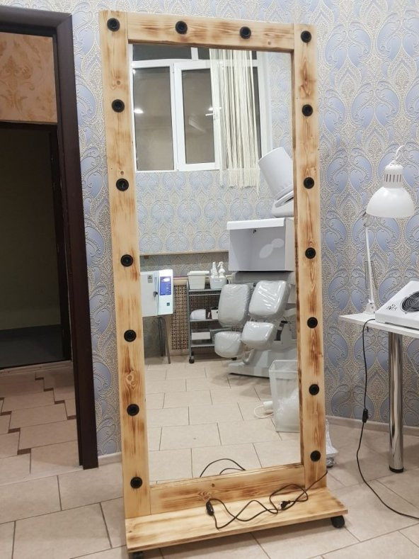 Dekoratif Duvar Ayna ve Lambader RafNo588 - Resim 3