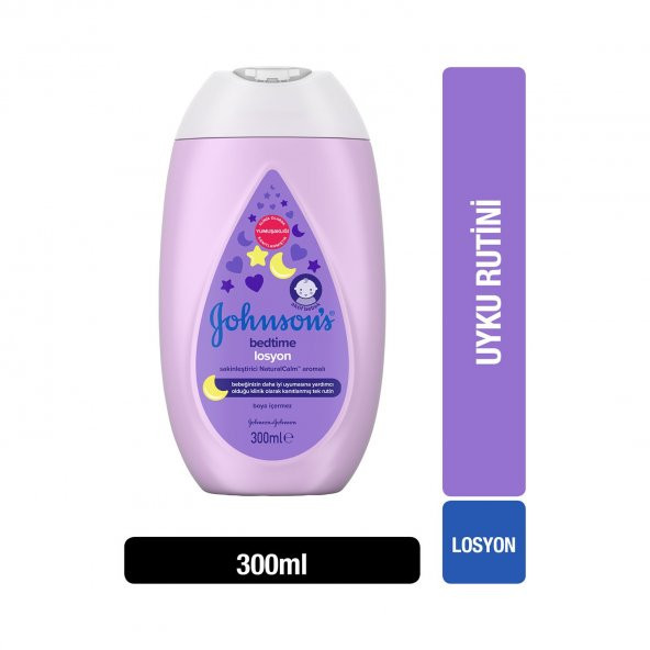Johnson's Bedtime Bebek Losyonu 300 ml 3 Adet ürün görseli 1
