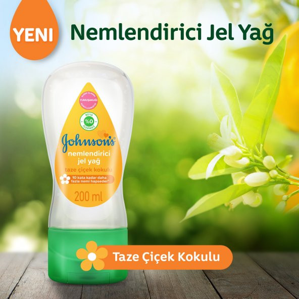 Johnsons Bebek Nemlendirici Jel Yağ 200 ml 2 Adet ürün görseli 1