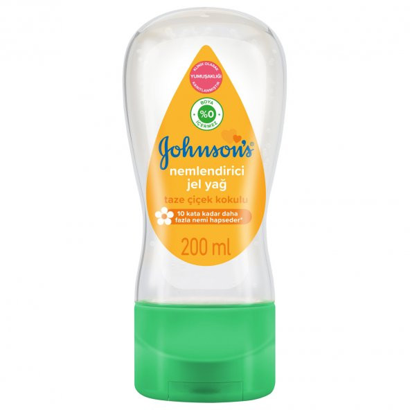 Johnsons Bebek Nemlendirici Jel Yağ 200 ml 4 Adet ürün görseli 1