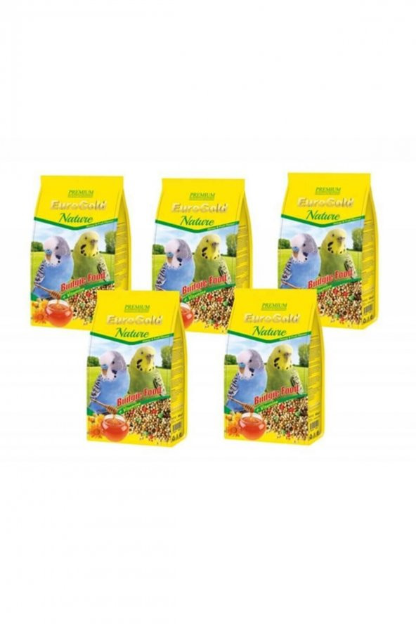EuroGold Nature Ballı Muhabbet Kuşu Yemi 500gr X 5 ürün görseli 1