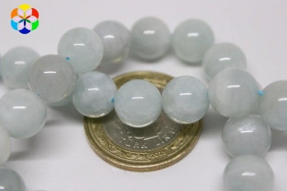 Akuamarin Taşı 10mm/adet ürün görseli 1