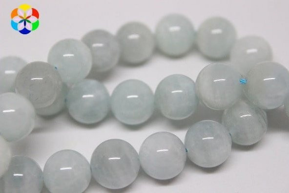 Akuamarin Taşı 10mm/adet - Resim 2