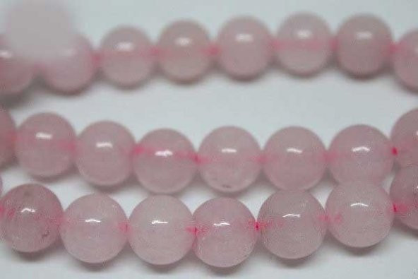 Pembe Kuvars Taşı 10mm/adet - Resim 4