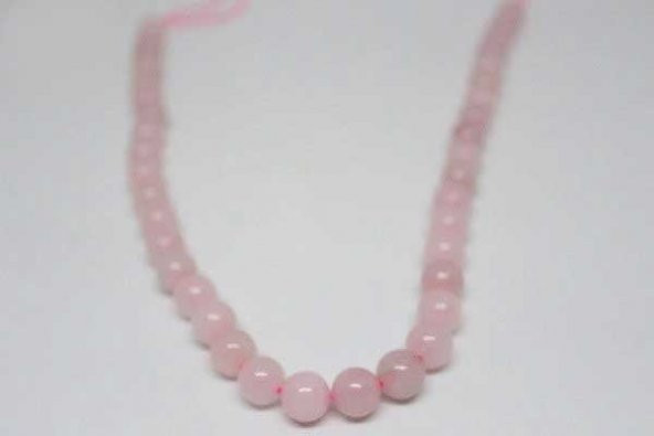 Pembe Kuvars Taşı 10mm/adet - Resim 5
