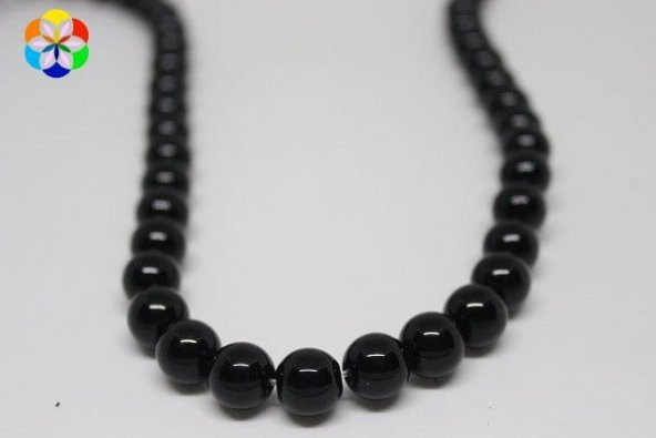 Onix (Oniks) Taşı Parlak 10mm/adet - Resim 2