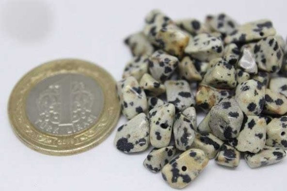 Delikli Jasper Taşı Mini Boy 50 adet - Resim 2