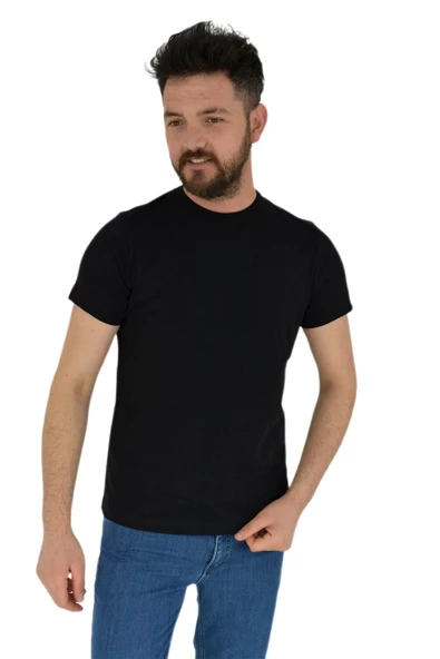 Erkek Sıfır Yaka Tişört Penye BGL-ST02799 ürün görseli 1