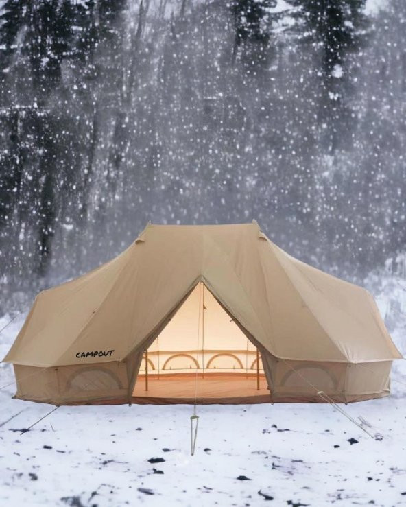 CAMPOUT EARTH 6X4 KANVAS ÇADIR ürün görseli 1