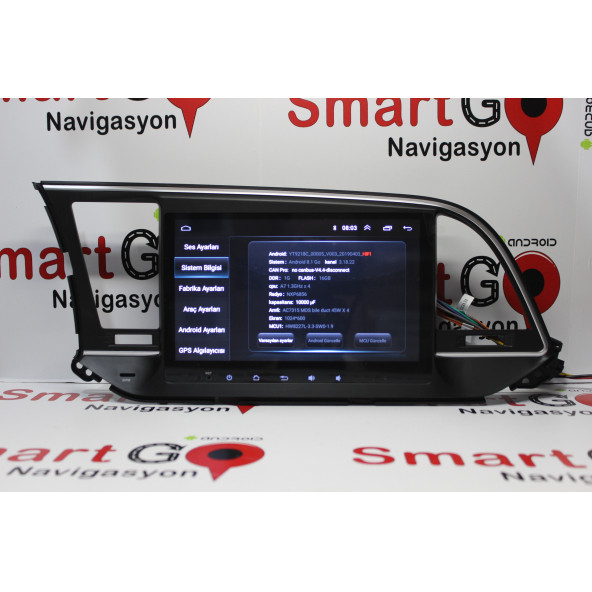 Smartgo Hyundai Elantra 9 inç Android Multimedya - Resim 5
