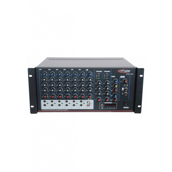 Tepe Sound WORK400 300W/4 Ohm (50,70,100V) Hat Trafosu Opsiyoneldir 6 Mic ve 7 Aux Girişli ürün görseli 1