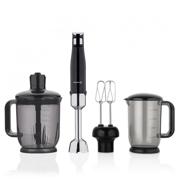 Korkmaz Performix Mega Blender Seti Siyah A449 ürün görseli 1