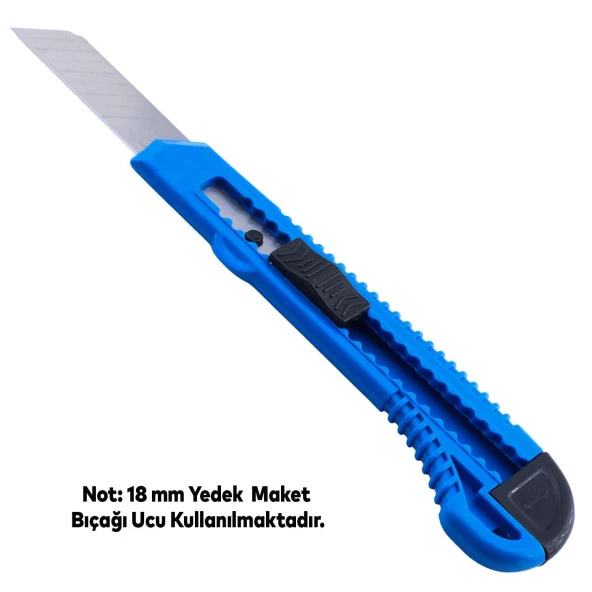 Plastik Maket Bıçağı Kırtasiye Halı Bıçağı Bıçak 15 cm ürün görseli 1