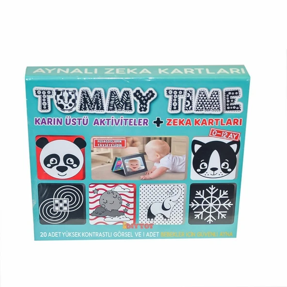 2304 Tummy Time Aynalı Zeka Kartı - Dıy Toy ürün görseli 1