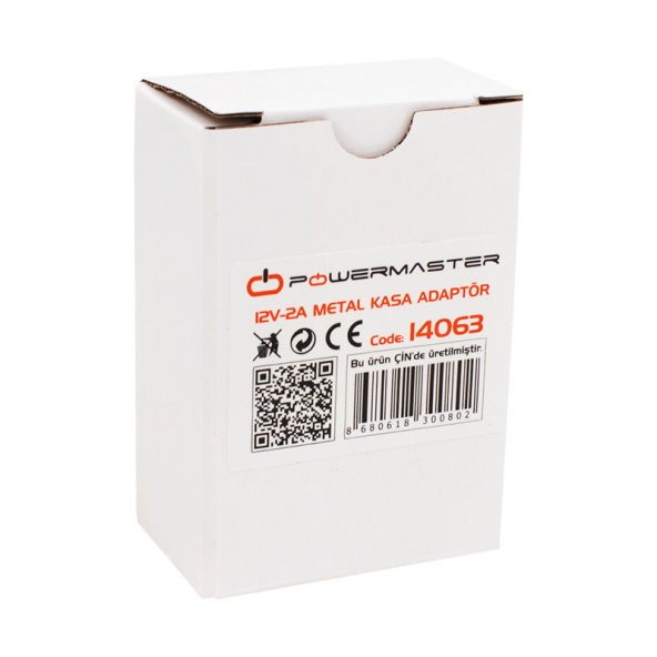 12 VOLT - 2 AMPER - 24 WATT METAL KASA ADAPTÖR (3984) - Resim 3