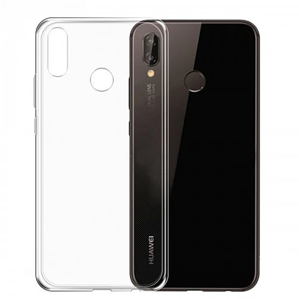 Huawei P20 Kılıf Soft Silikon Şeffaf Arka Kapak ürün görseli 1