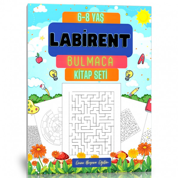 6-8 YAŞ Labirent Bulmaca Kitap Seti (3 Kitap) ürün görseli 1