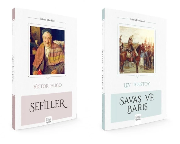 Savaş ve Barış + Sefiller (2 Kitap) ürün görseli 1