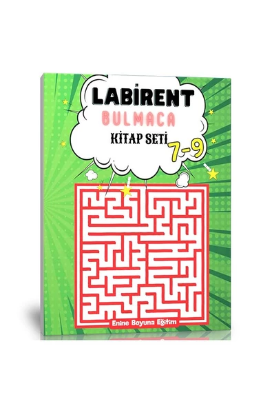 7-9 Yaş Labirent Bulmaca Kitap Seti (3 Kitap) ürün görseli 1