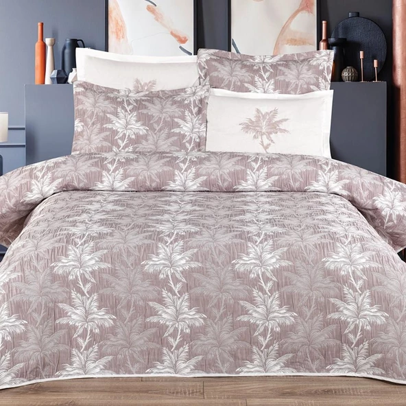 Özdilek Comfort Set Palm Çift Kişilik Yatak Örtüsü ürün görseli 1