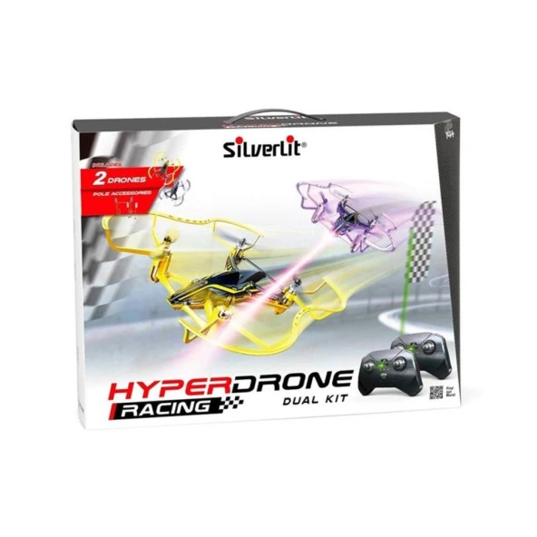 SIL/84789 Silverlit HyperDrone Yarış Büyük Kit 2.4G - 4CH Gyro-Çift Drone - Resim 12