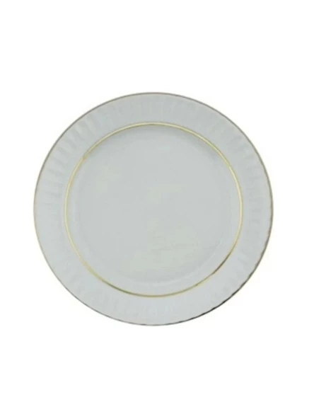 Güral Porselen SF20DU Mat Sedef Düz Tabak 20 Cm 6 Lı ürün görseli 1