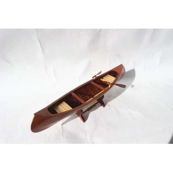 DENİZCİLİK GRUBU - Vietnam Gemiler-INDIAN GIRL CANOE-60x12x15 CM-JFB0046W ürün görseli 1