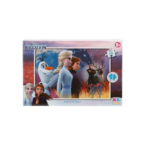 Ks Games Puzzle 50 Parça Frozen 50 Parça Çocuk Puzzle ürün görseli 1