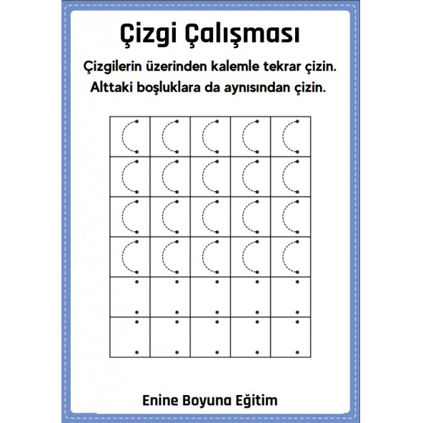 Okul Öncesi Makas ve Çizgi Becerileri - Resim 5