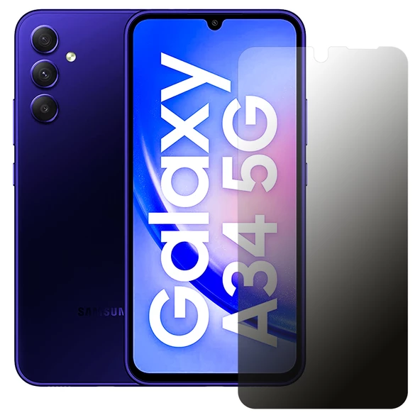 Samsung Galaxy A34 5G Hayalet Privacy FlexiGlass MAT Nano Ekran Koruyucu ürün görseli 1