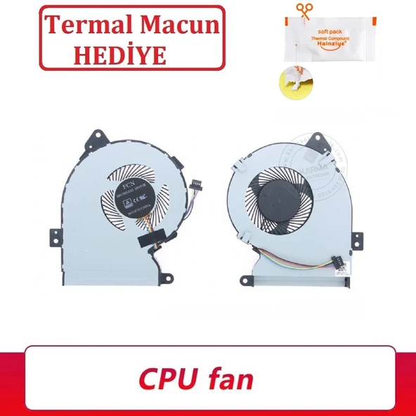 Asus X540SA, X540SA-XX002D, X540SA-XX002T Notebook Fan / Ver.1 ürün görseli 1