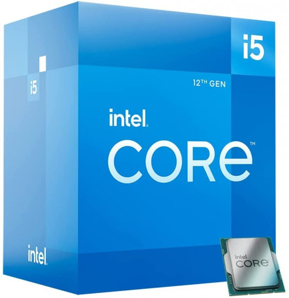Intel Core i5 12400 Soket 1700 18M Cache 4.40 GHz Box Kutulu 12.Nesil İşlemci ürün görseli 1