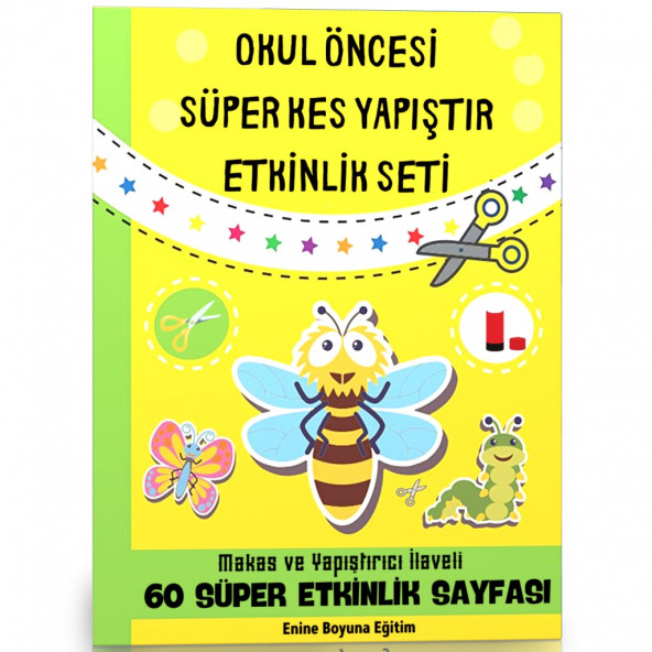 Okul Öncesi Süper KES Yapıştır Etkinlik Seti ürün görseli 1