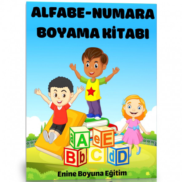 Okul Öncesi Alfabe-Numara Boyama Kitabı ürün görseli 1