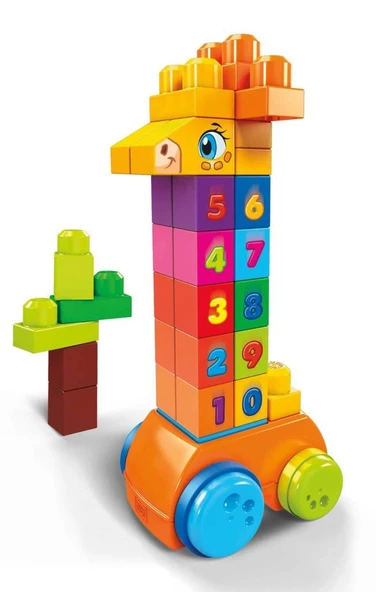 Fisher Price Mega Bloks Matematik Arkadaşı Zürafa , 30 Parçalı GFG19 ürün görseli 1