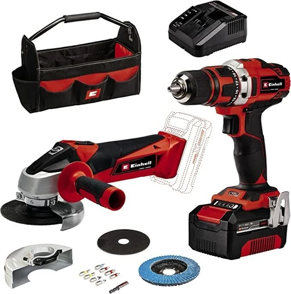 Einhell TE-TK 18/2 Li Kit (CD+AG) Akülü Kombo Set ürün görseli 1