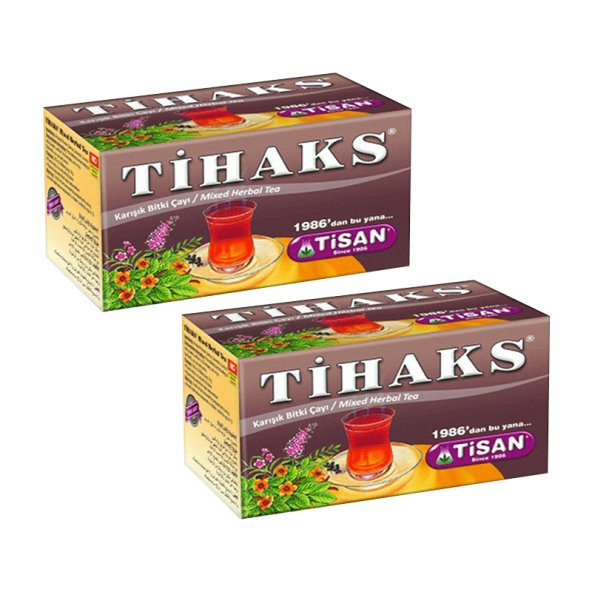 Tisan Tihaks Karışık Bitki Süzen Poşet Çay 2'li 20 x 2.5 G ürün görseli 1